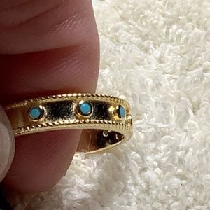 NWT SiGAL Silver 925 Ring with Turquoise stones Size 8